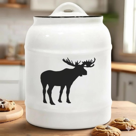 Moose Ceramic Cookie Jars