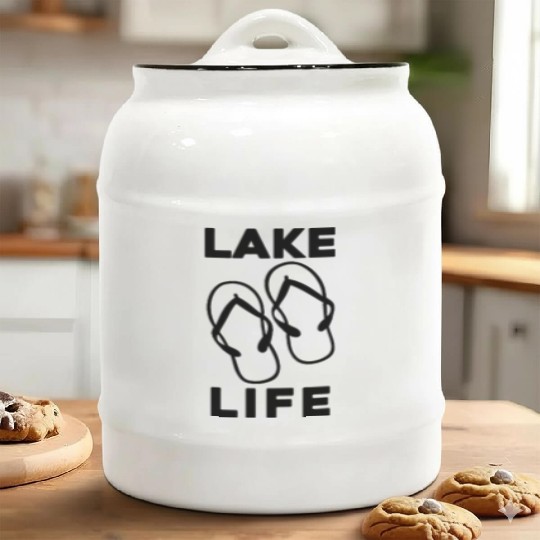 Lake Life Ceramic Cookie Jars