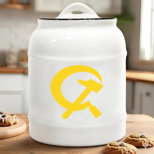 Hammer and sickle Ceramic Cookie Jars