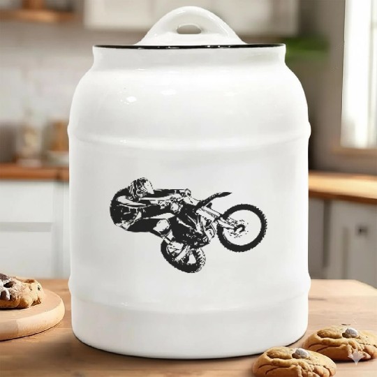 Motocross - Moto Cross - MX - Supercross Ceramic Cookie Jars