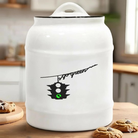 Go Green Ceramic Cookie Jars