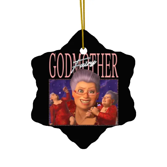 Fairy Godmother Retro Hip Hop Ceramic Ornaments  : Shrek Same Swamp Forever , Shrek Ceramic Ornaments, Disney Fiona Princess , Shrek,Shrek