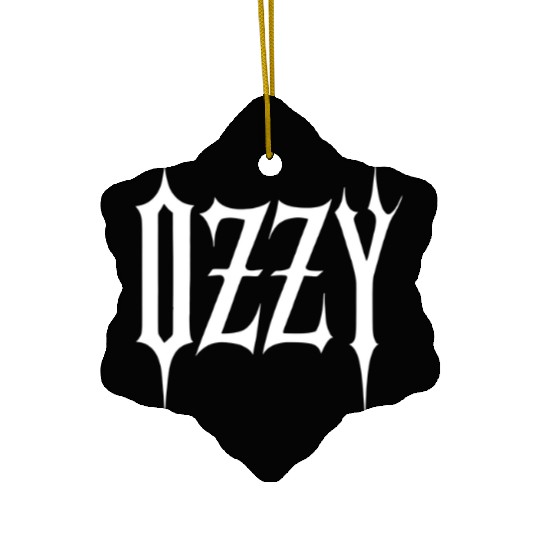 Ozzy Osbourne Ceramic Ornaments,Vintage Rock Band Ceramic Ornaments, Concert Music Ceramic Ornaments, Band Merchandise, Heavy Metal Ceramic Ornaments, Classic Rock Apparel