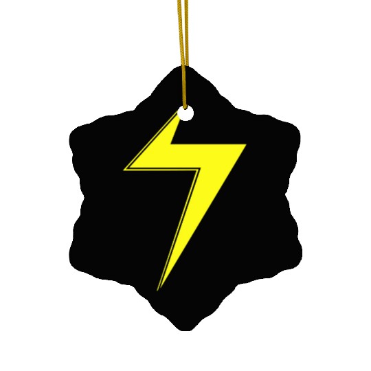 Ms Marvel Bolt Ceramic Ornaments