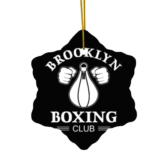 Brooklyn Boxing Club Ceramic Ornaments