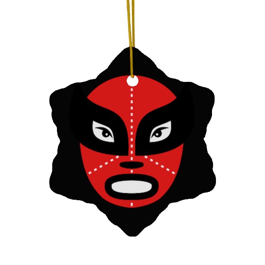 Sport vectorstock 1978393 Wrestling Maske 008 Ceramic Ornaments
