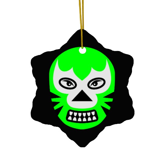 Sport vectorstock 1978393 Wrestling Maske 005 Ceramic Ornaments