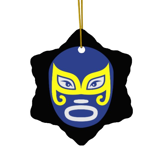 Sport vectorstock 1978393 Wrestling Maske 011 Ceramic Ornaments