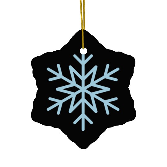 snowflake Ceramic Ornaments