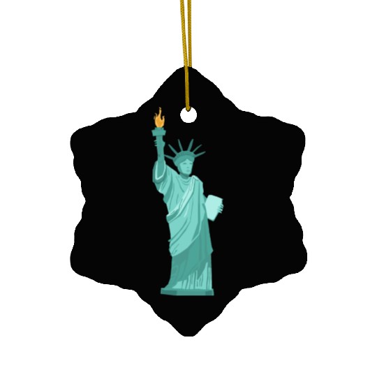 statue of liberty Ceramic Ornaments