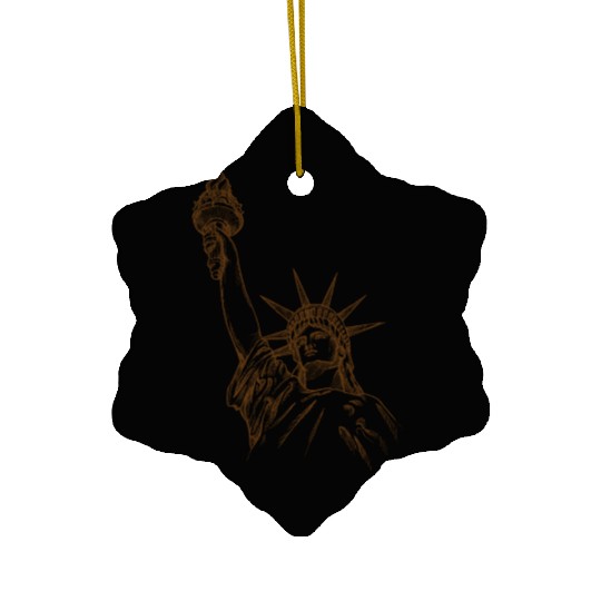 statue of liberty Ceramic Ornaments