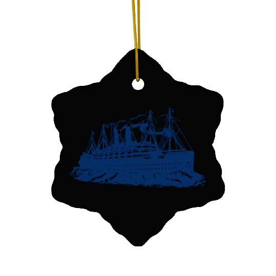 cruise ship Ceramic Ornaments