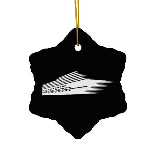 cruise ship Ceramic Ornaments