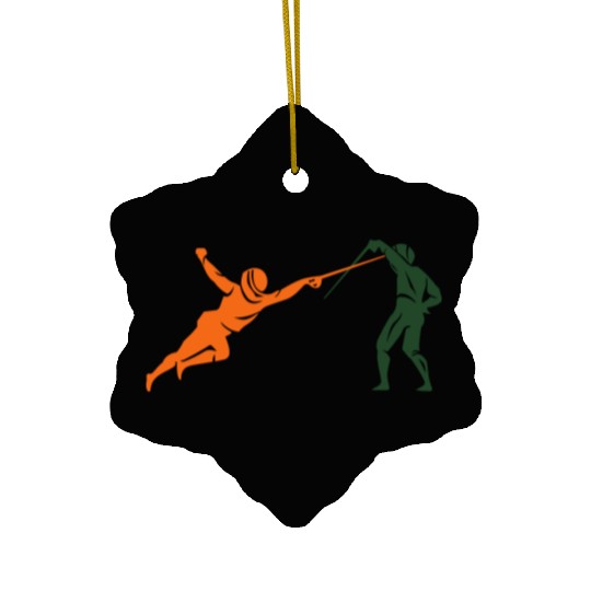 fencing Ceramic Ornaments