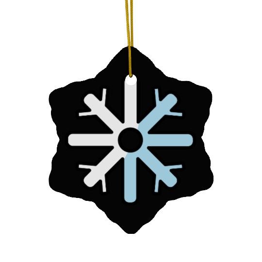 Snowflake Ceramic Ornaments