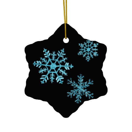 Snowflakes freexmas17mnr Ceramic Ornaments