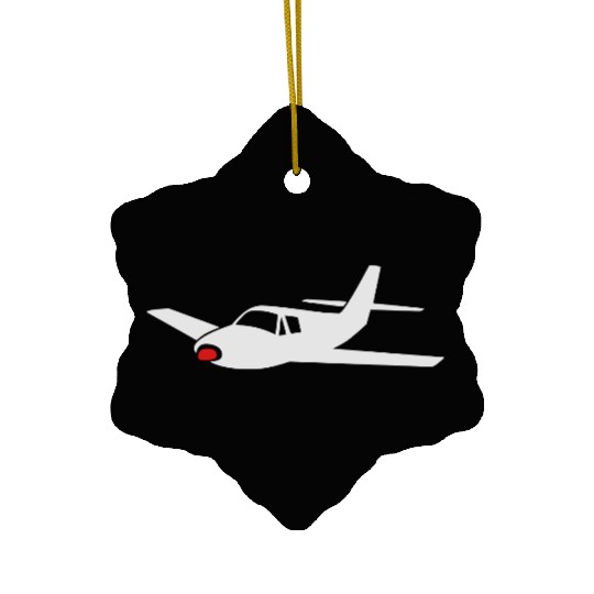 little airplane (variable colors!) Ceramic Ornaments