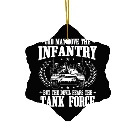 Tank Force/Panzer/Tank/Troops/Army/Gift/Present Ceramic Ornaments