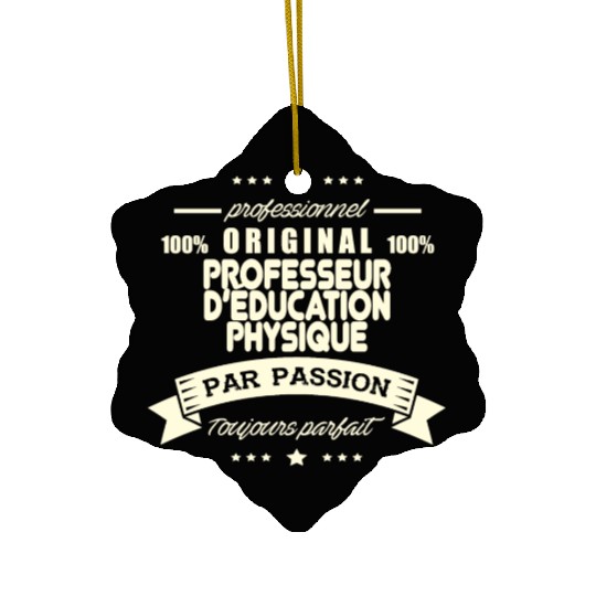 Original Physical Education Teacher Ceramic Ornaments