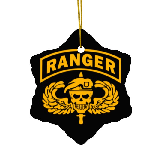 US Army Ranger Skull Ceramic Ornaments