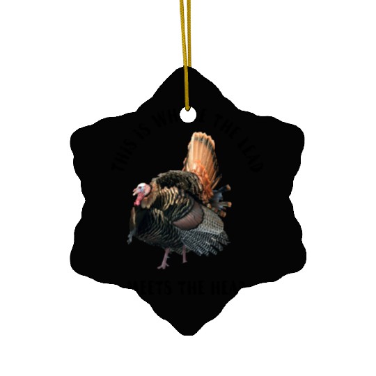 Wild Turkey Hunting Ceramic Ornaments