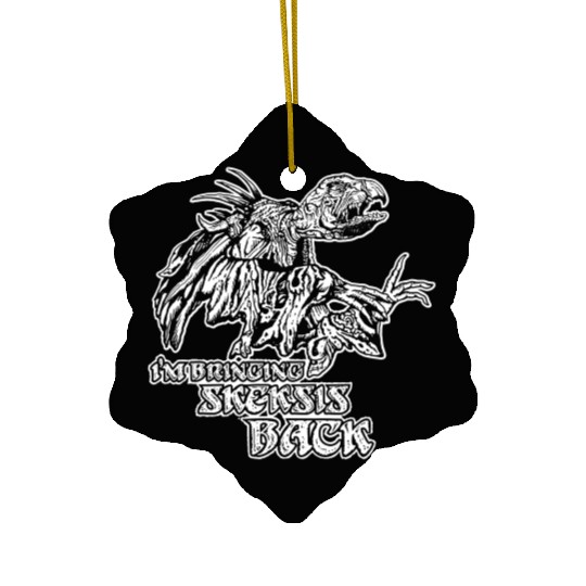 Dark crystal - I'm bringing skeksis back to you Ceramic Ornaments