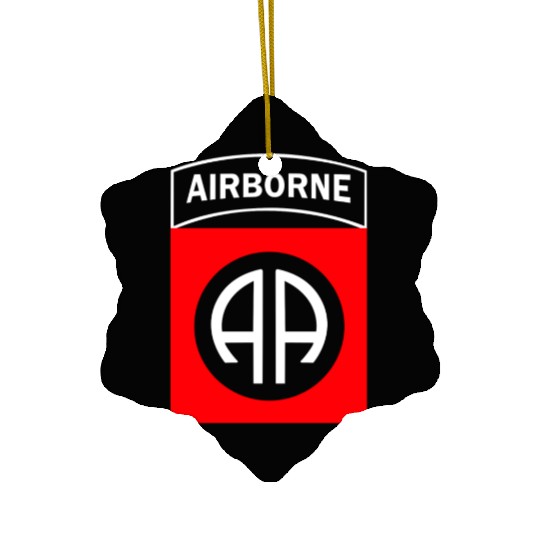 82ND AIRBORNE us army airborne ranger Ceramic Ornaments