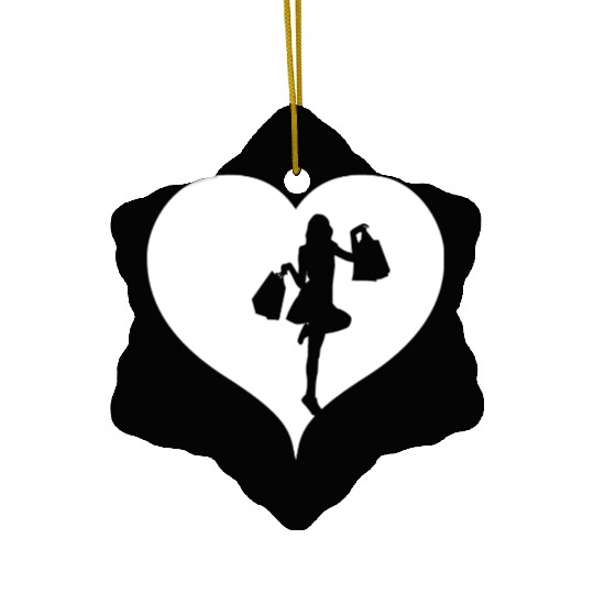 Shopping Women handbags Ceramic Ornaments