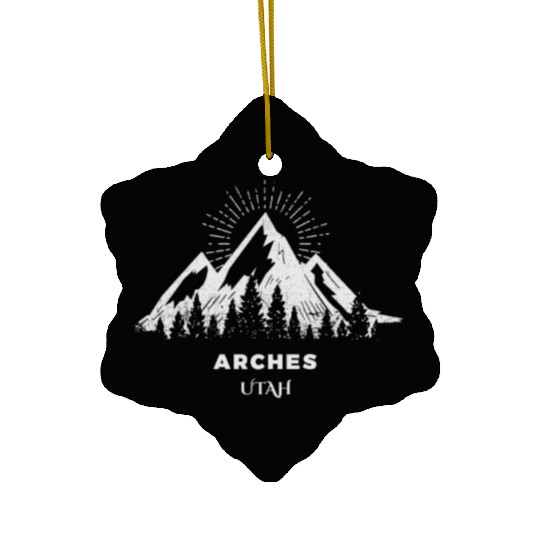 Arches National Park Ceramic Ornaments