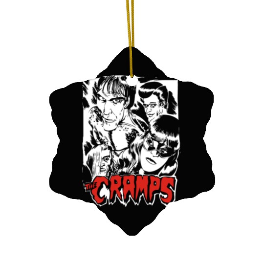 The Cramps Punk Rock Ceramic Ornaments