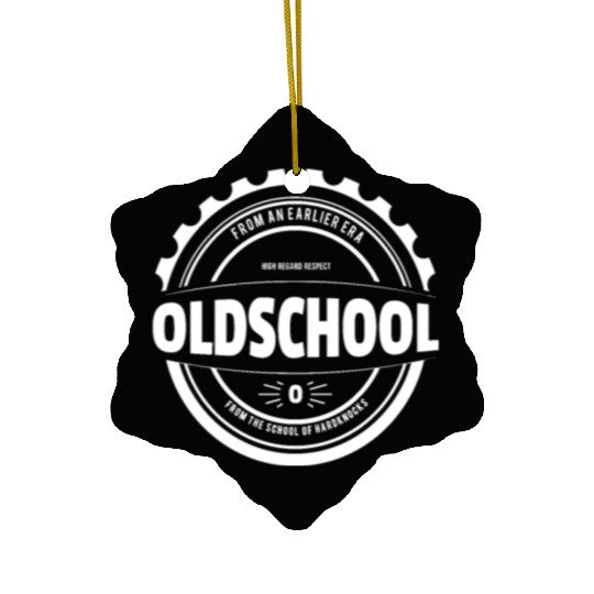 Old School Ceramic Ornaments