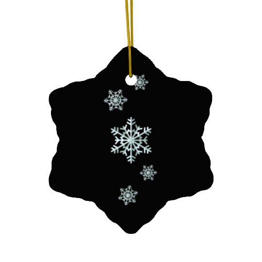 Snowflakes Ceramic Ornaments