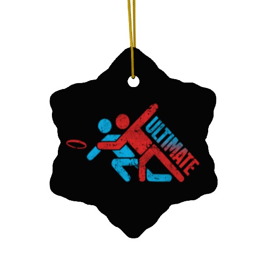 Ultimate Frisbee - Extreme Sports Disc Golf Ceramic Ornaments