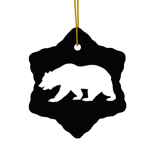 Bear Canada Wilderness Mother Nature Adventure Ceramic Ornaments