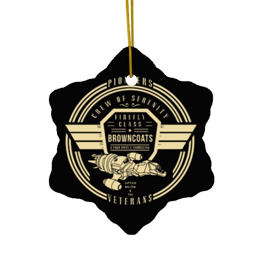 Crew of Serenity Firefly Ceramic Ornaments