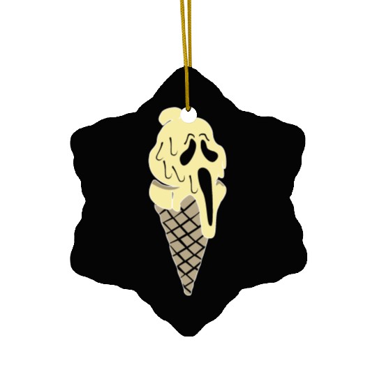 I Scream Ice Funny Ceramic Ornaments