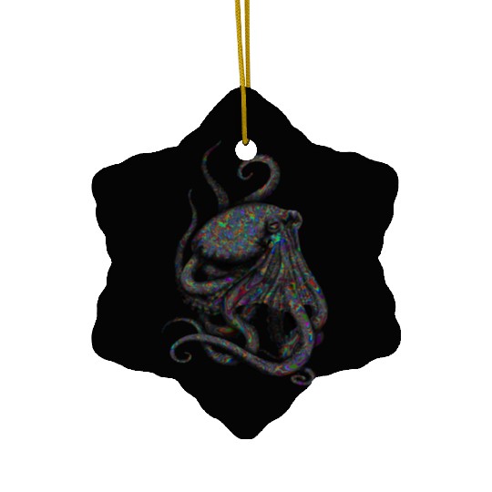 Octopus Psychedelic Ceramic Ornaments
