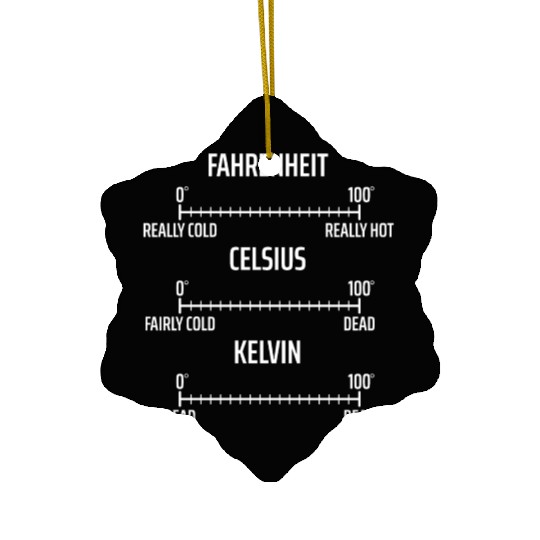 Temperature Math Physics Physicist Mathematician Ceramic Ornaments