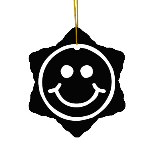 Smiley Face Ceramic Ornaments