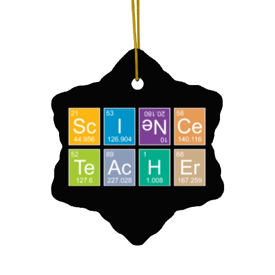 science teacher funny periodic table Ceramic Ornaments