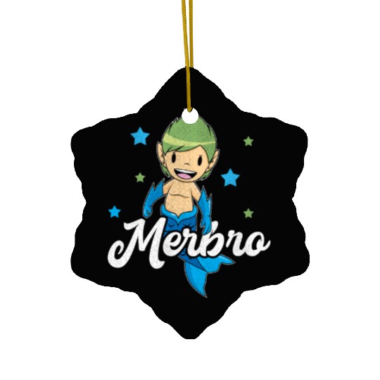 Merbro Ceramic Ornaments Big Brother Of A Mermaid Birthday