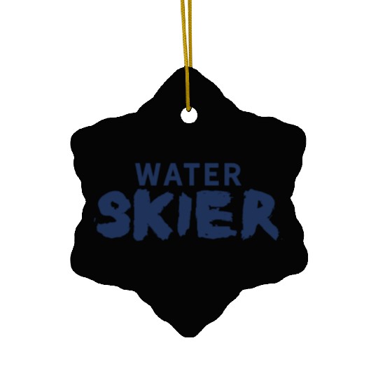 Waterskier Sports Waterski Water Skiing Water Ski Ceramic Ornaments