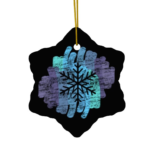 Snowflake Ceramic Ornaments