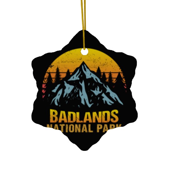 Badlands National Park Ceramic Ornaments