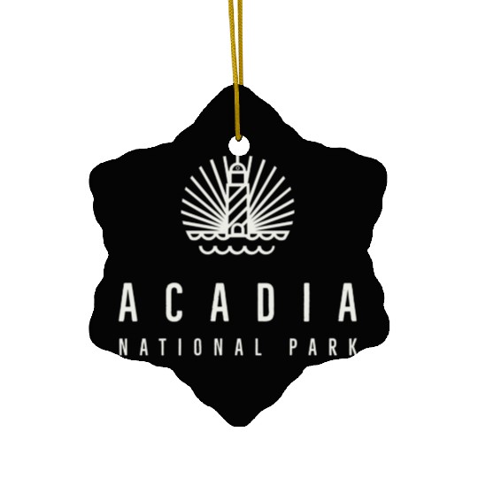 Acadia National Park Ceramic Ornaments