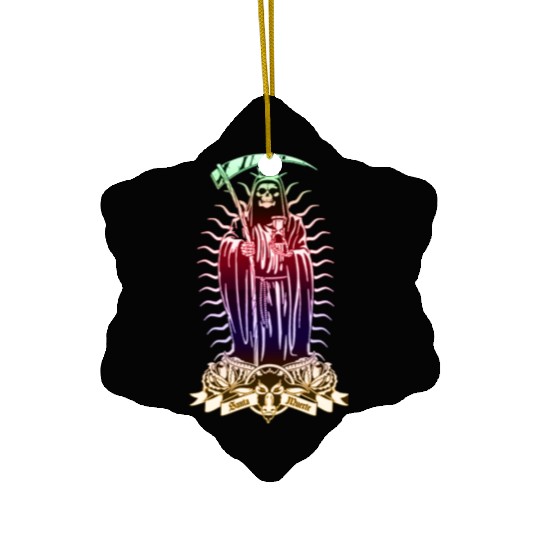 Santa Muerte - Santisima Muerte - Holy Death Ceramic Ornaments