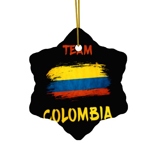 Team Colombia / Flag Ceramic Ornaments