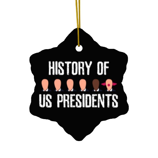 Anti Trump USA President Election Impeach Clown Ceramic Ornaments