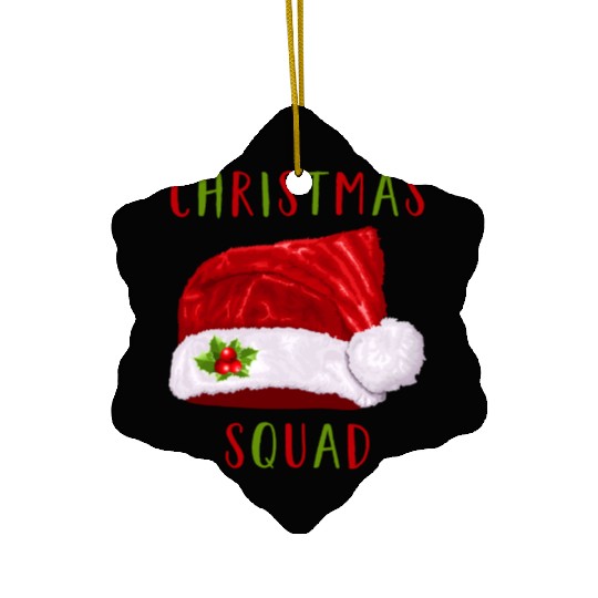 christmas squad Ceramic Ornaments