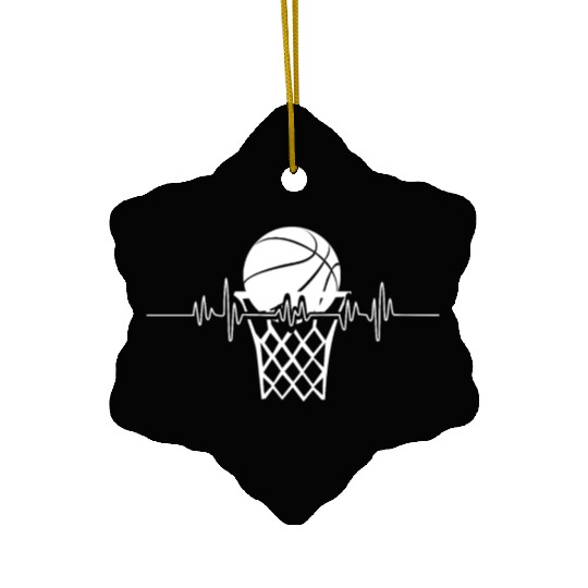 Basketball Beat Ceramic Ornaments